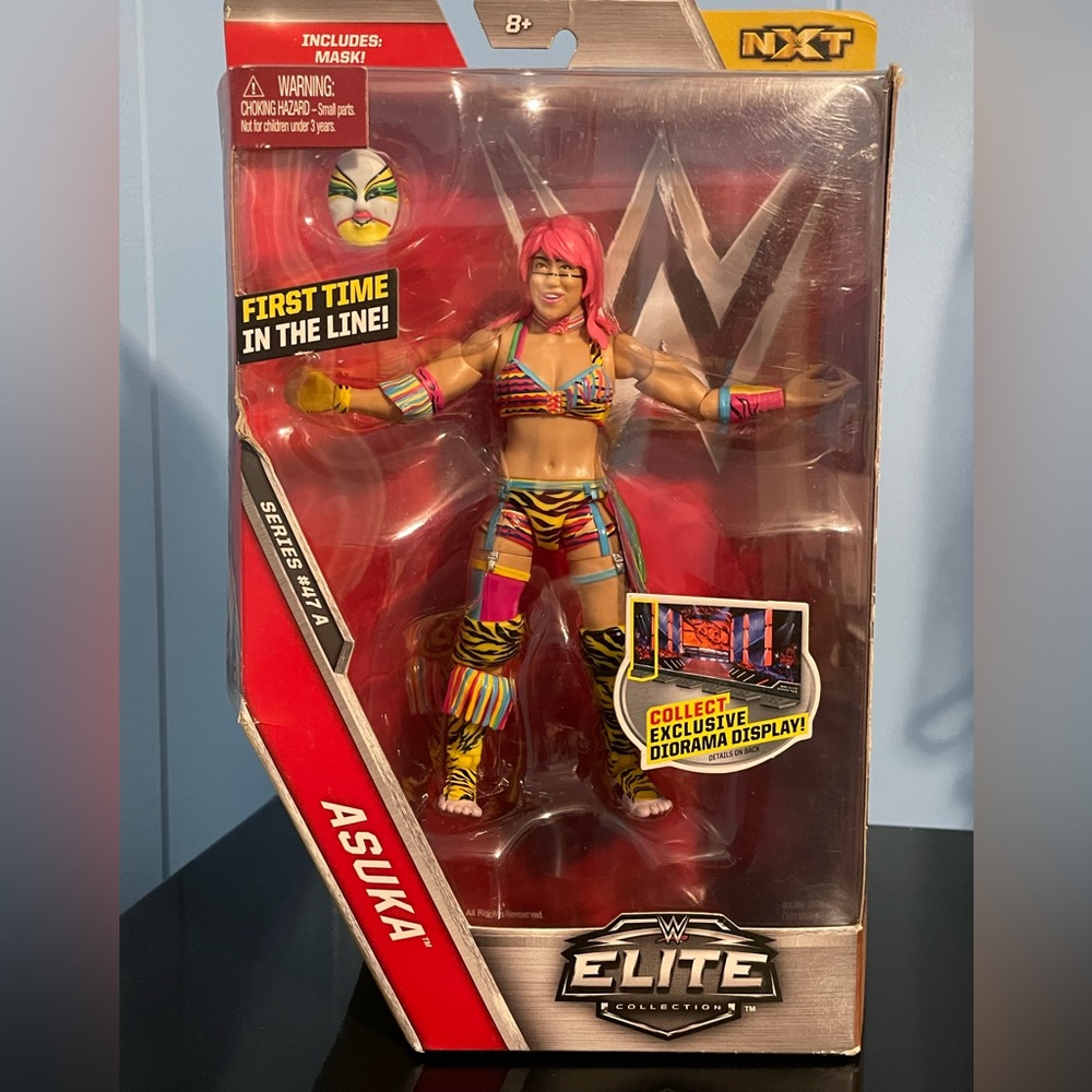 NIB WWE Elite Collection Series 47A – “First Time in the Line” NXT’s Asuka
